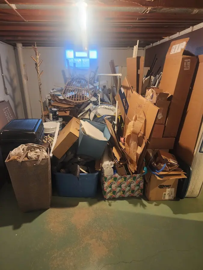 Roll-off dumpster container at job site for Construction Dumpster Rental in Mayfield